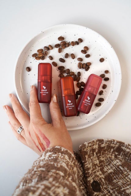 ドリップホットウォーターティント/BLACK ROUGE/リップティントを使ったクチコミ(1枚目)