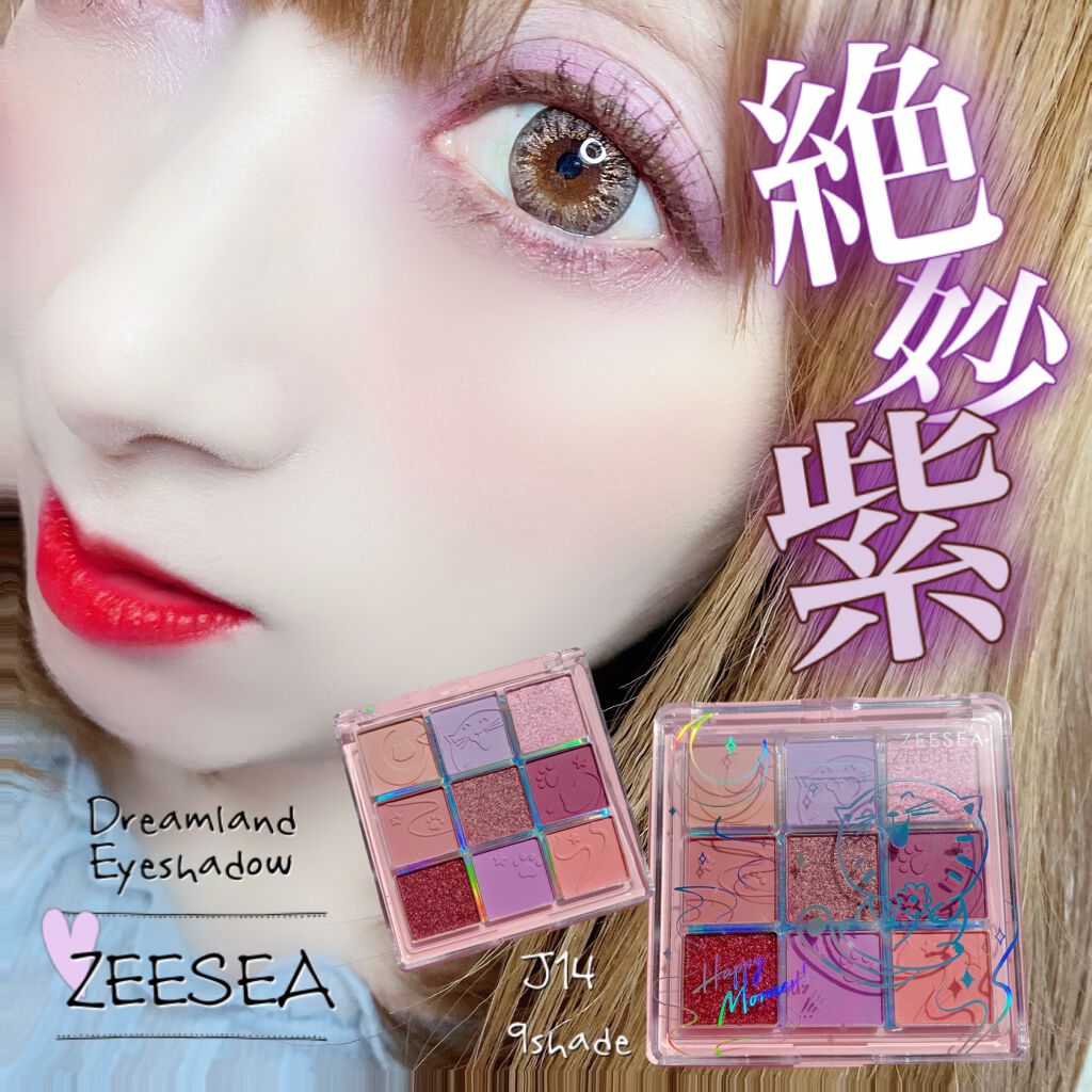 クォーツ 9色アイシャドウパレット(ドリームランドアイシャドウ)/ZEESEA/アイシャドウパレットを使ったクチコミ（1枚目）