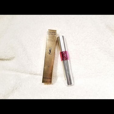 ヴォリュプテ ティントインオイル No.21 ブレイクマイフューシャ/YVES SAINT LAURENT BEAUTE/リップグロスを使ったクチコミ（1枚目）