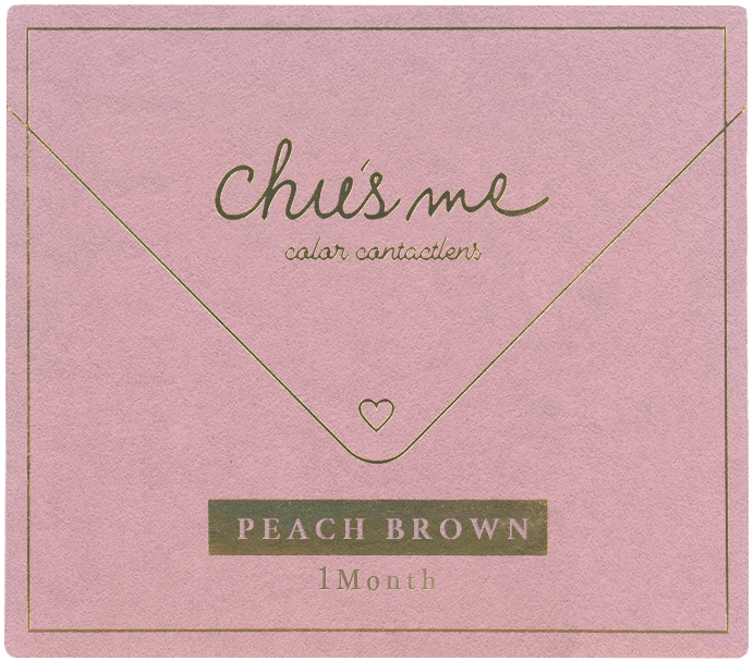 Chu's me monthly ピーチブラウン