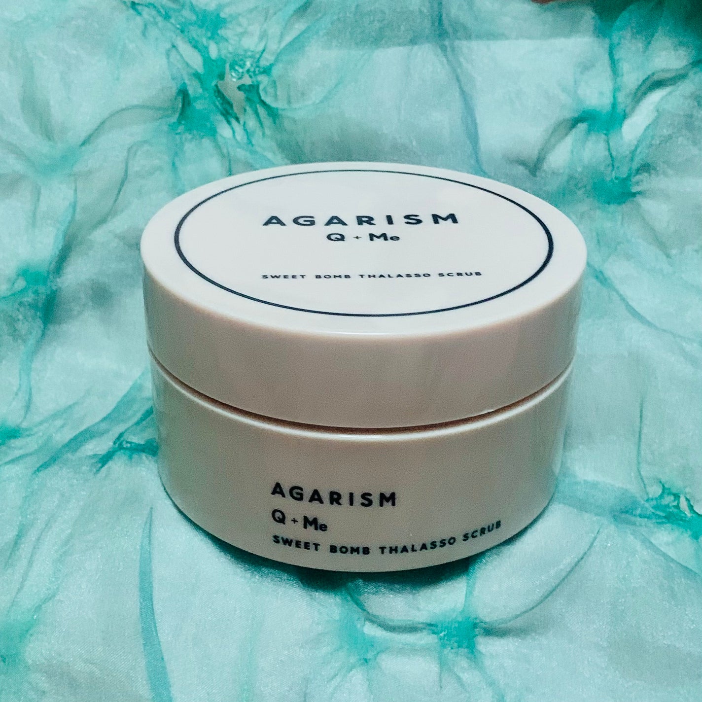 Q+Me スウィート ボム タラソ スクラブ/AGARISM/バスト・ヒップケアを使ったクチコミ(1枚目)