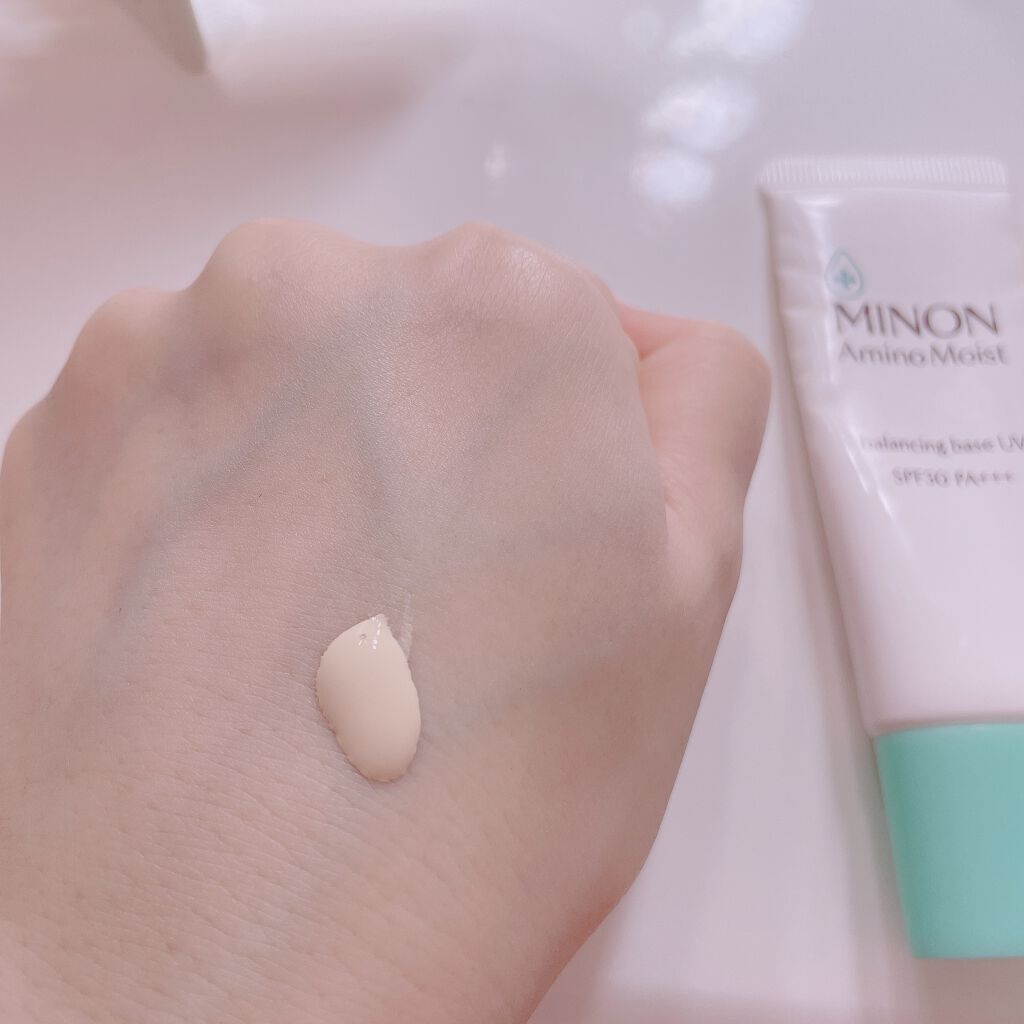 ミノン アミノモイスト バランシングベース UV 25g/ミノン/化粧下地を使ったクチコミ（2枚目）