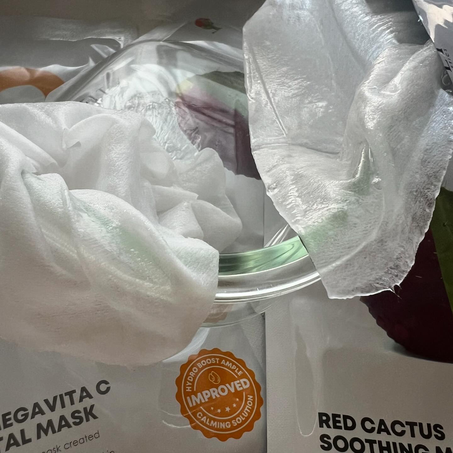 レッドカクタススージングマスク/ELT COSMETICS/シートマスク・パックを使ったクチコミ（3枚目）