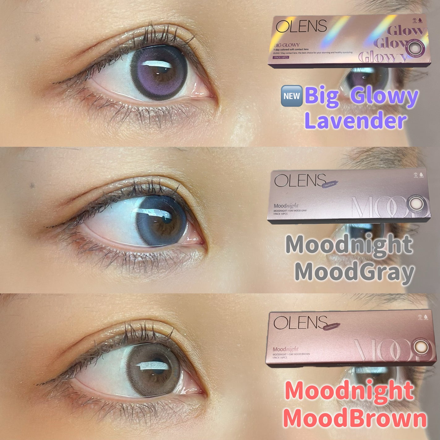 Moodnight 1day/OLENS/ワンデー(1DAY)カラコンを使ったクチコミ(2枚目)