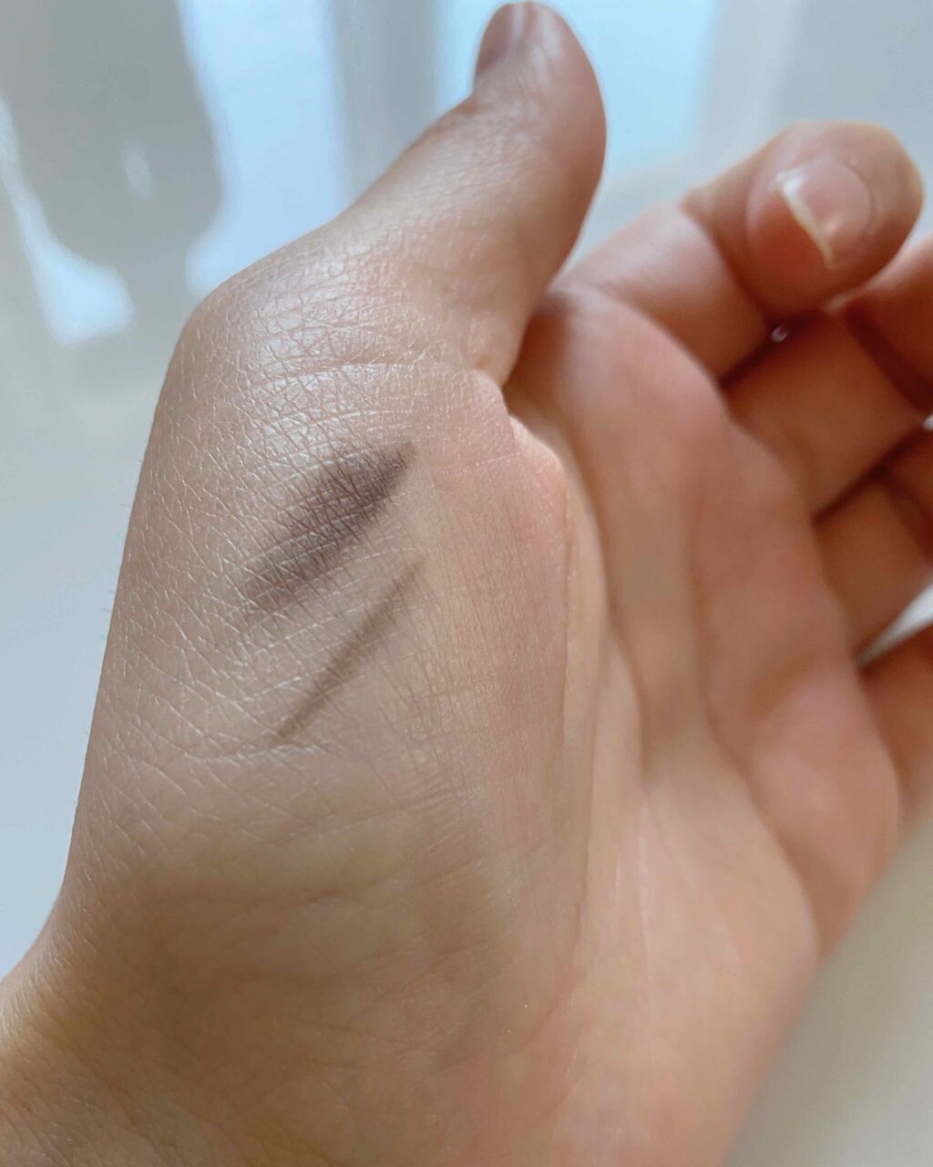 アイブロー·くり出し式 ダークブラウン/無印良品/アイブロウペンシルを使ったクチコミ（2枚目）