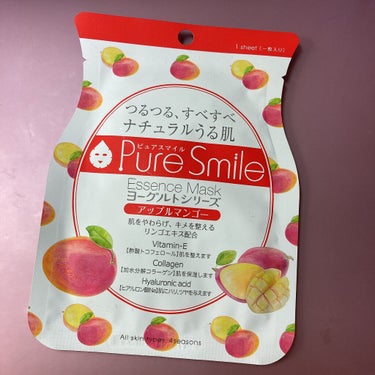 ヨーグルトシリーズ アップルマンゴー/Pure Smile/シートマスク・パックを使ったクチコミ（2枚目）