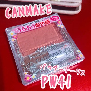 新しくチーク買いました！
⭐️CANMAKE
パウダーチークス  PW41番(マットタイプ)
アンティークローズ                  550円


CANMAKEから出ている、マットタイプ