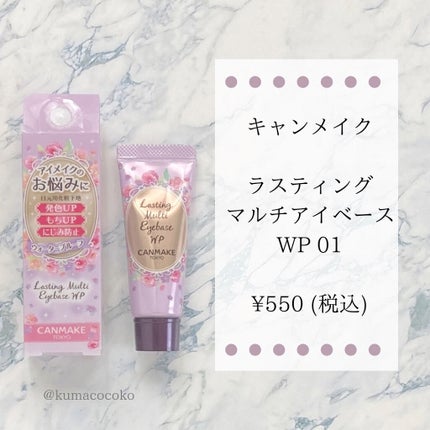 ラスティングマルチアイベース WP/キャンメイク/アイシャドウベースを使ったクチコミ(2枚目)