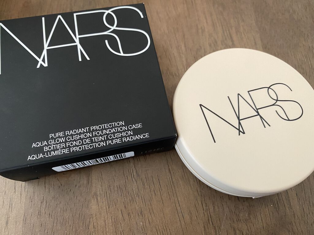 ピュアラディアントプロテクション アクアティックグロー クッションファンデーション SPF50+／PA+++ 00509/NARS/クッションファンデーションを使ったクチコミ（1枚目）