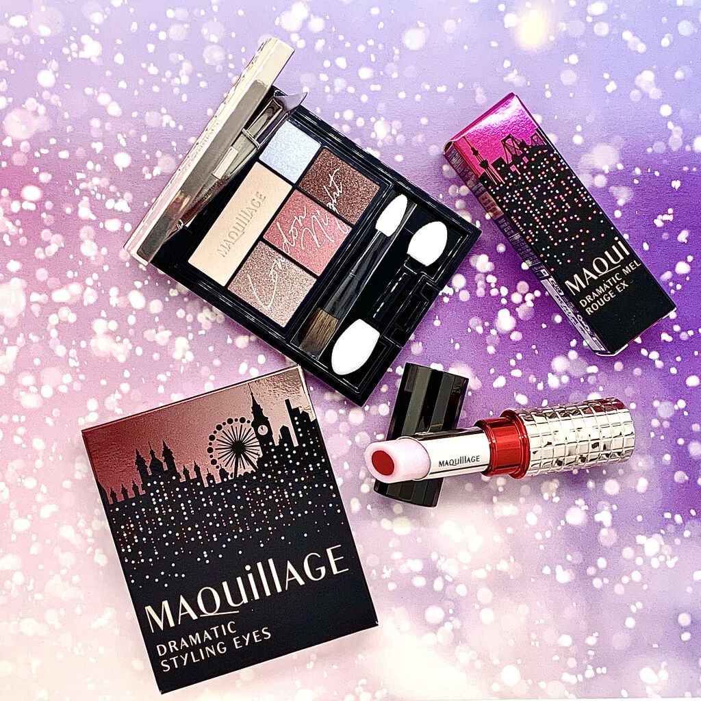 ドラマティックルージュEX オーロライルミネーションカラー 30 トウキョウレッド/マキアージュ/口紅を使ったクチコミ（1枚目）