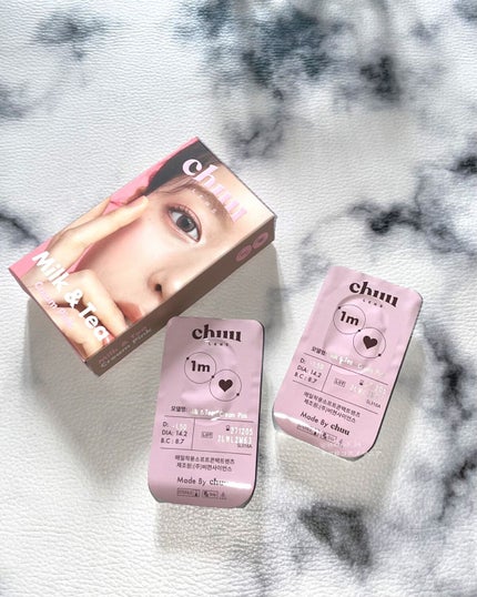 chuuLENS Milk&Tea 1day/chuu LENS/ワンデー(1DAY)カラコンを使ったクチコミ(3枚目)