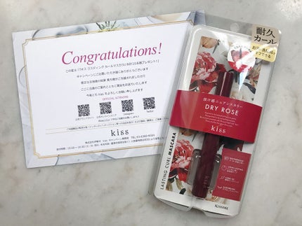 ラスティング カールマスカラ /KiSS/マスカラを使ったクチコミ(4枚目)