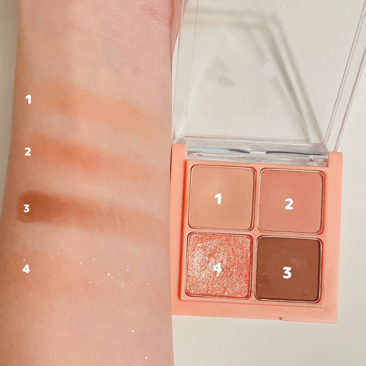 ベターザンアイズ/rom&nd/アイシャドウパレットを使ったクチコミ（2枚目）