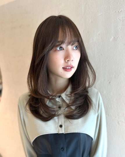 HARUNA on LIPS 「低めの柔らかいレイヤーカット🌸☺️ワンカールでお上品な低めレイ..」(4枚目)