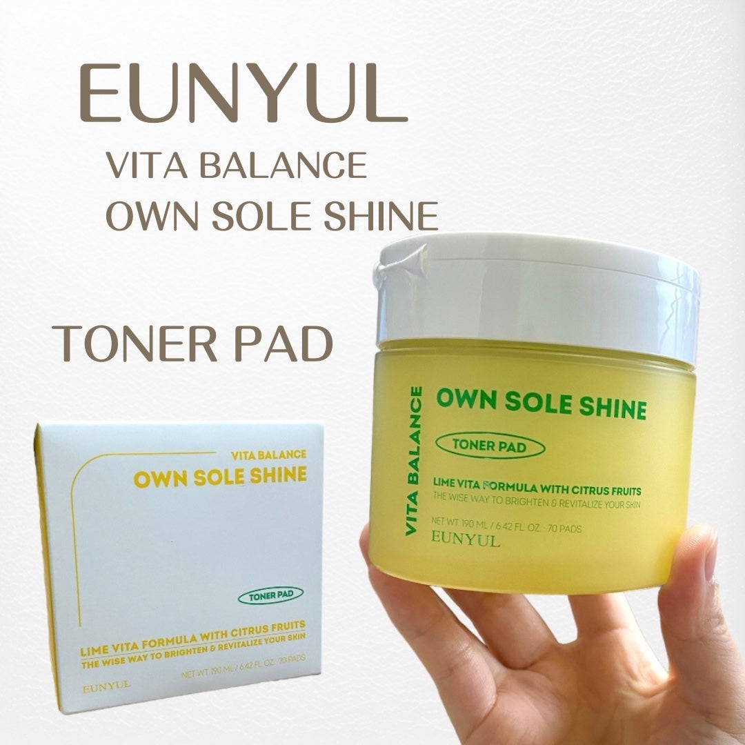 ビタバランスオウンソールシャイントナーパッド/EUNYUL/トナーパッドを使ったクチコミ(1枚目)