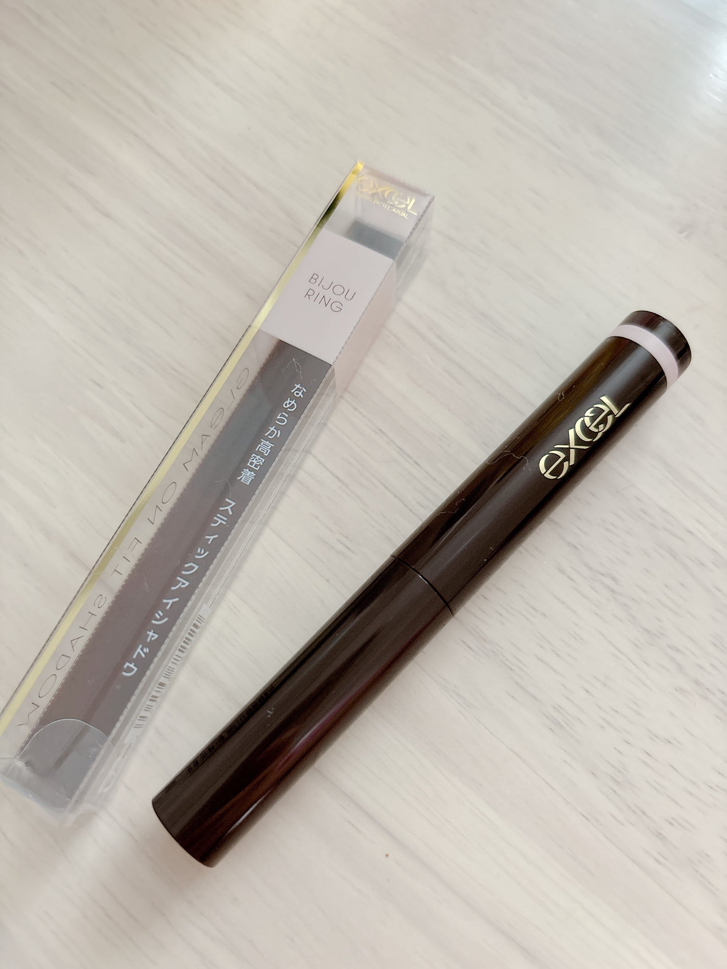 グリームオンフィットシャドウ/excel/スティックアイシャドウを使ったクチコミ(1枚目)