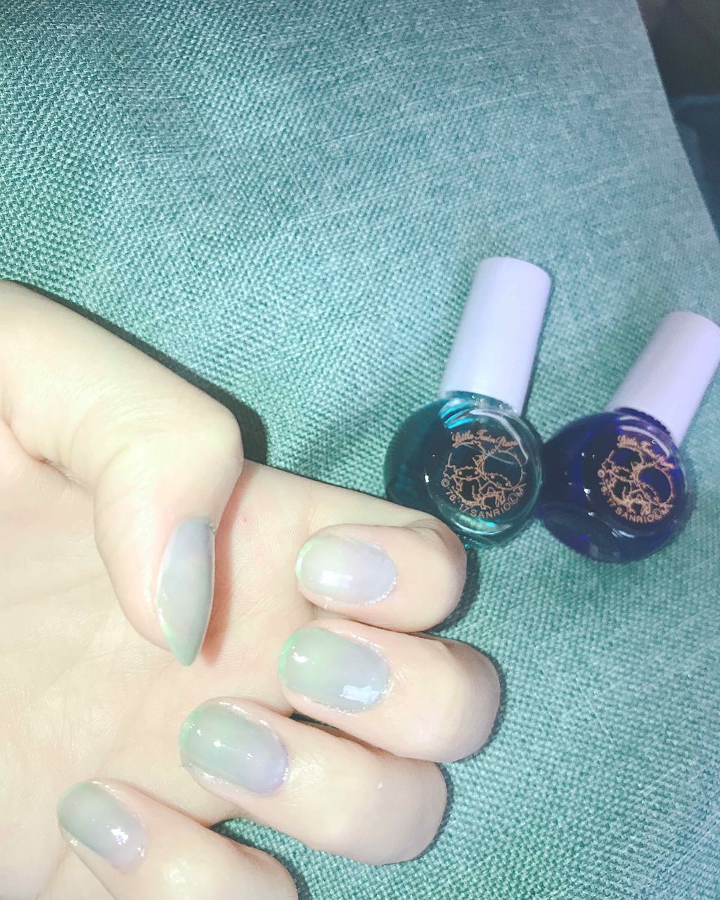 サンリオネイル/DAISO/マニキュアを使ったクチコミ(2枚目)