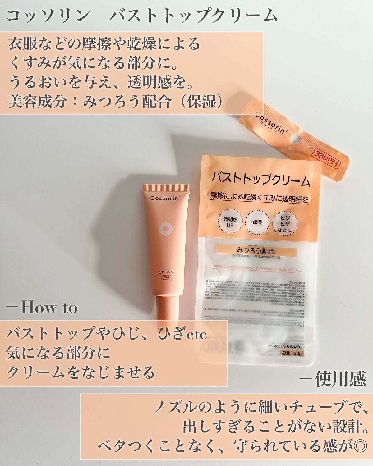 mania skin on LIPS 「Cossorinシリーズ第2弾バスト・デコルテケアシリーズバス..」(3枚目)