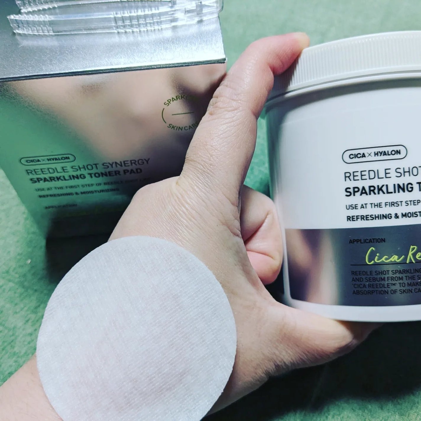 リードルショットシナジースパークリングトナーパッド/VT/トナーパッドを使ったクチコミ(2枚目)