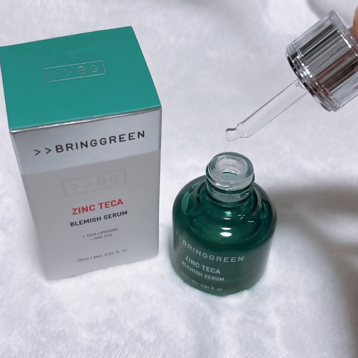 ジンクテカBセラム/BRING GREEN/美容液を使ったクチコミ(3枚目)