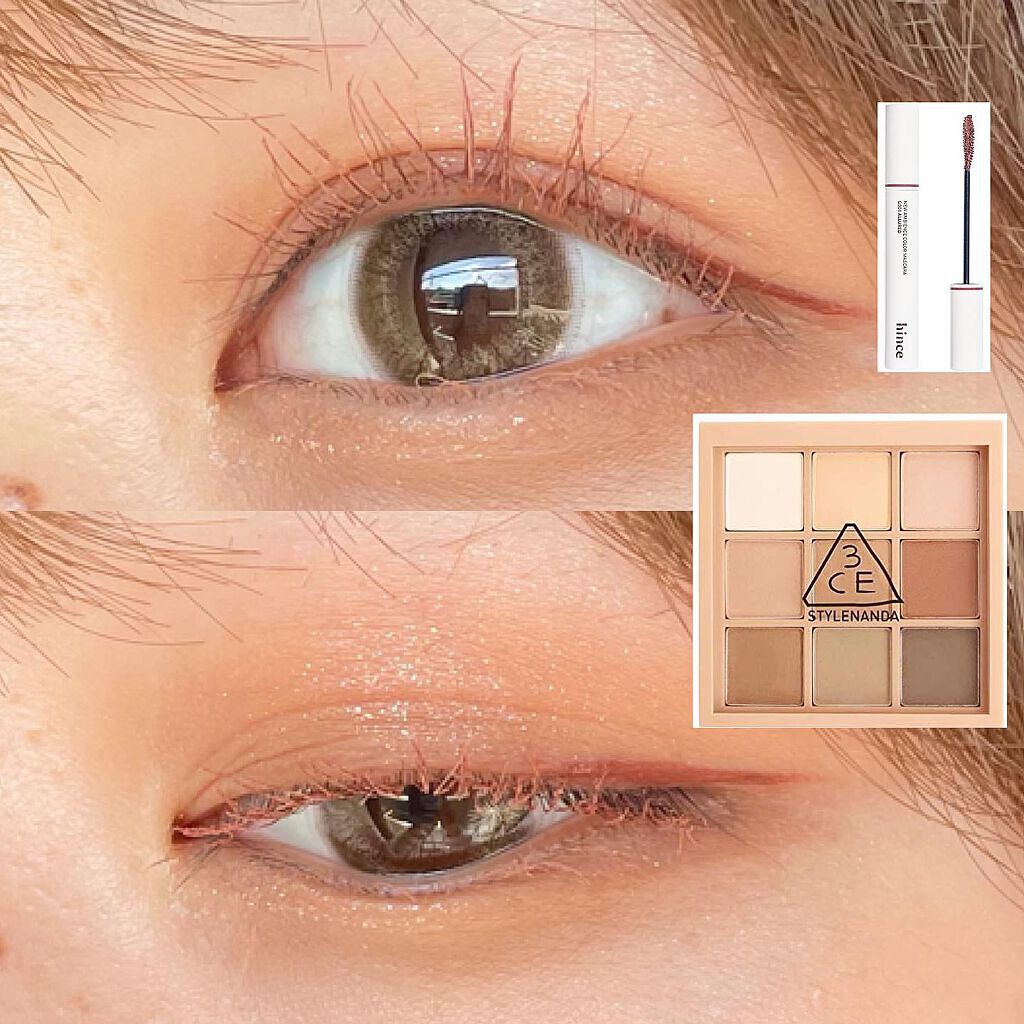 ニューアンビエンスカラーマスカラ/hince/マスカラを使ったクチコミ（1枚目）