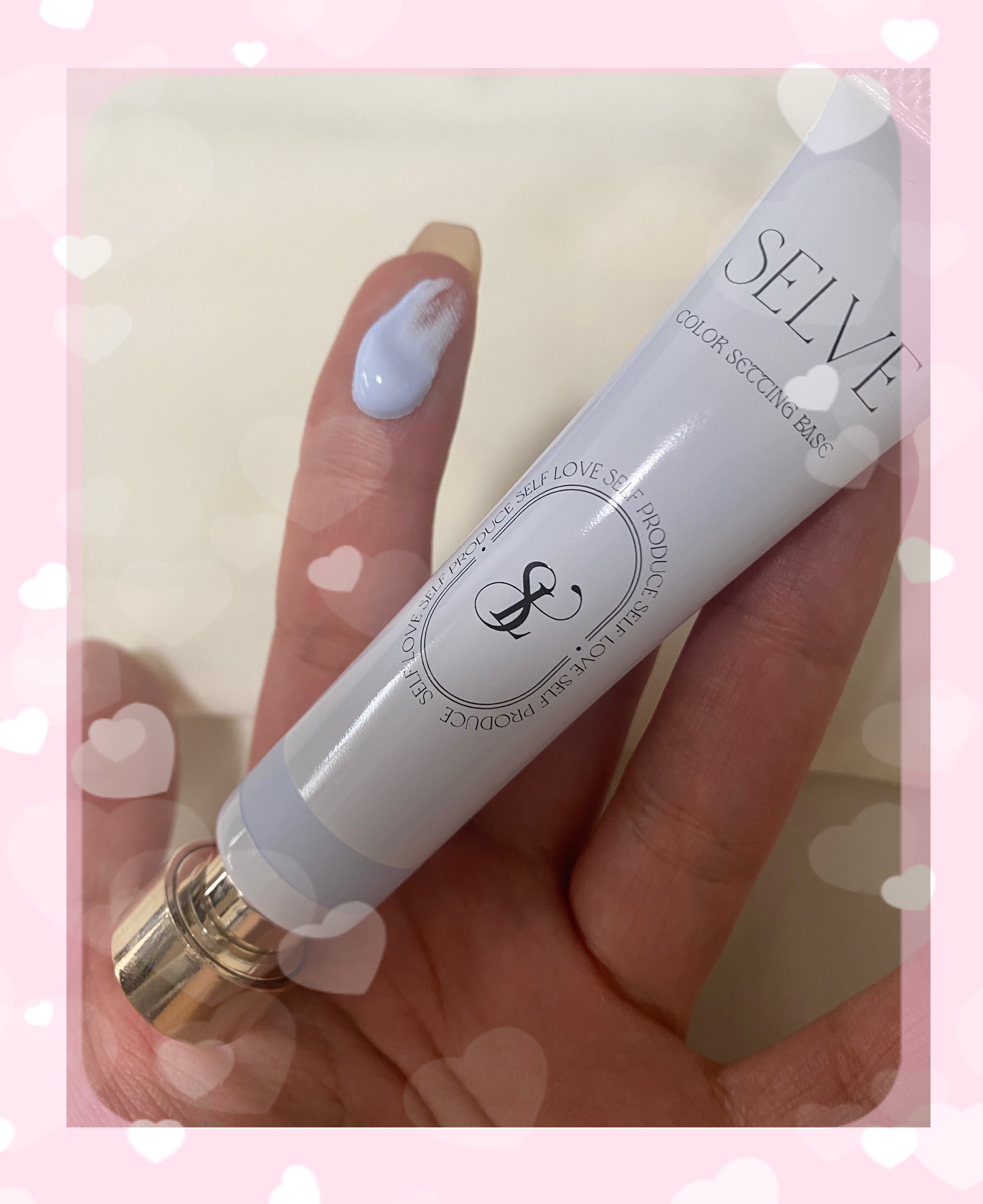 カラーセッティングベース 03 ブルー/SELVE/化粧下地を使ったクチコミ（1枚目）