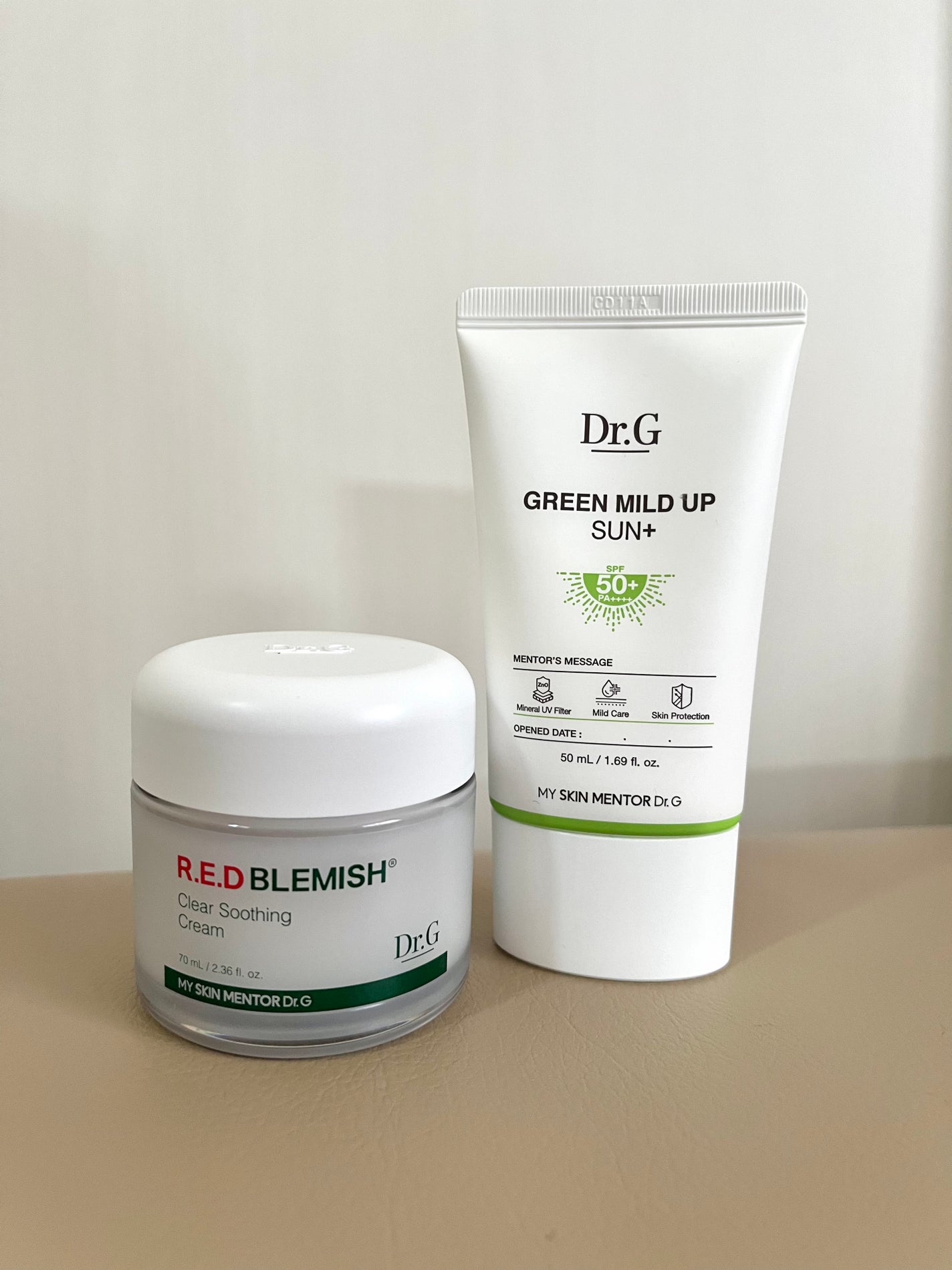 グリーンマイルドアップサンプラス/Dr.G/日焼け止めクリームを使ったクチコミ(1枚目)