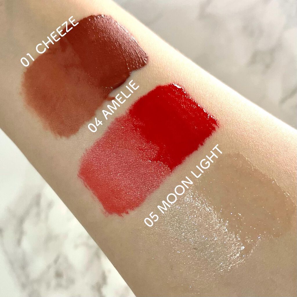 フラッフィリップティント/BLESSED MOON/リップティントを使ったクチコミ（3枚目）