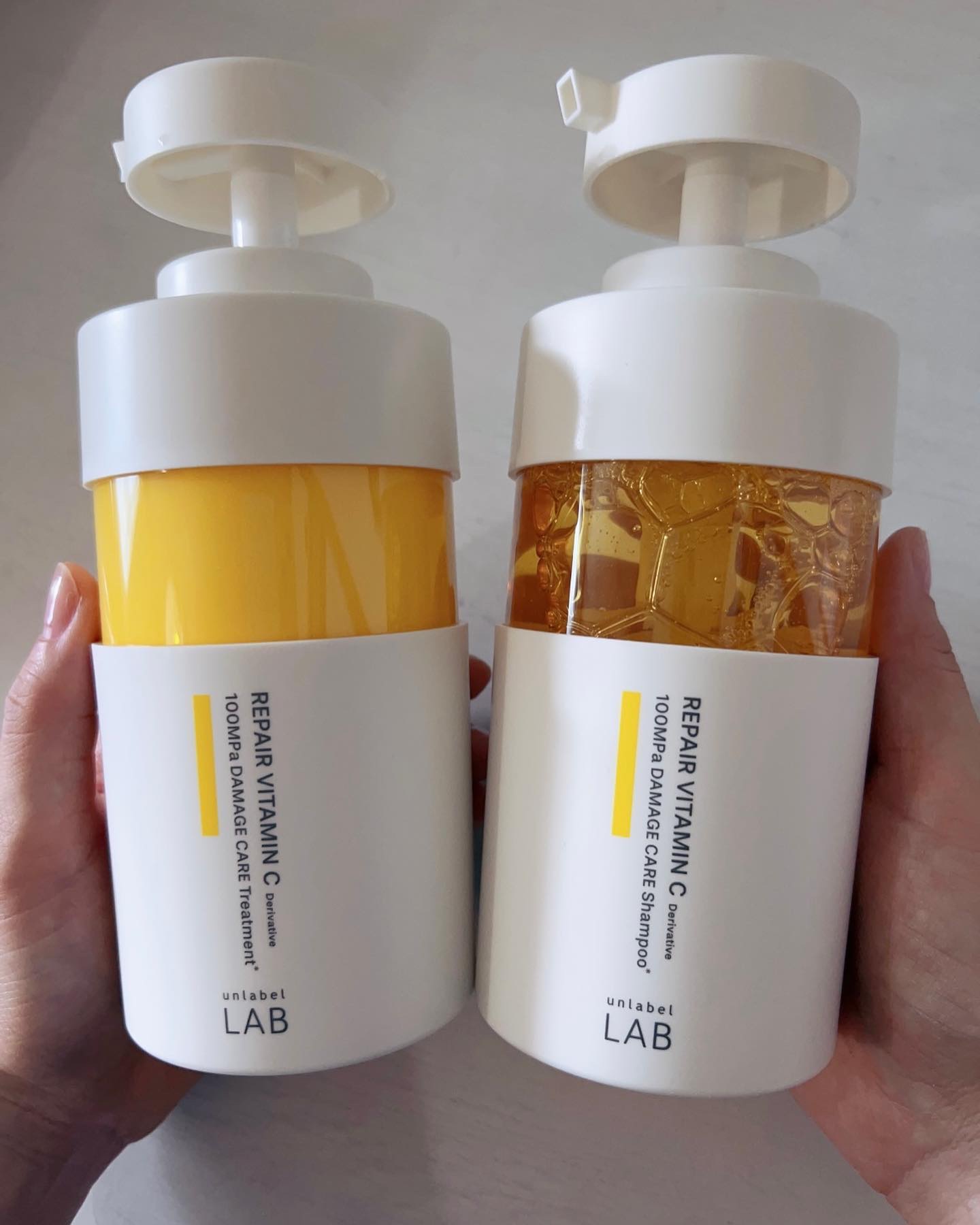 V リペア　シャンプー／ヘアトリートメント ヘアトリートメント 本体（400ml）/unlabel/市販シャンプーを使ったクチコミ（1枚目）