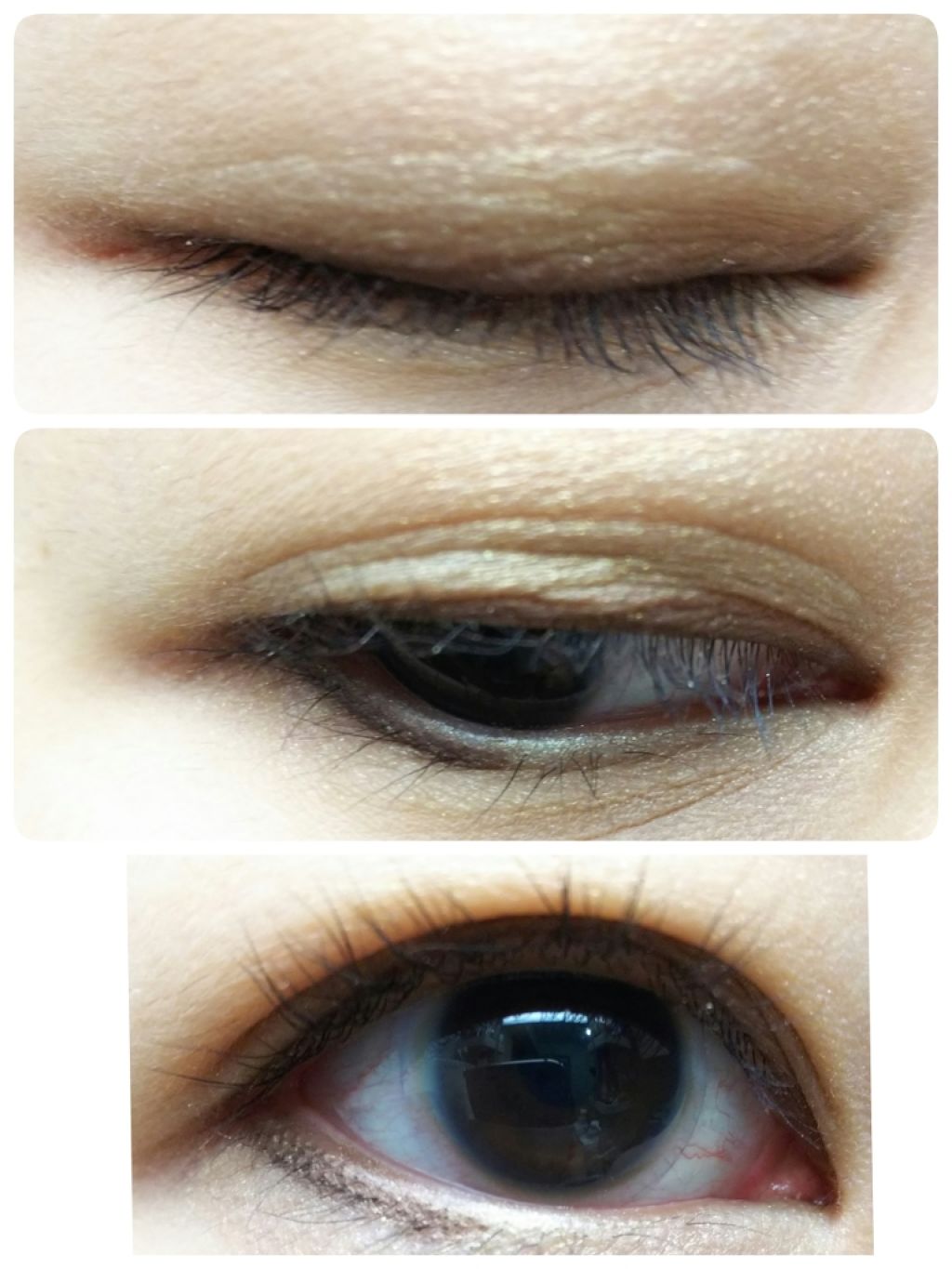 カラーインパクト ジェルライナー/Visée/ジェルアイライナーを使ったクチコミ（3枚目）