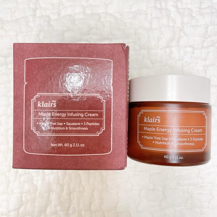 メープルエナジーインフュージングクリーム/Klairs/フェイスクリームを使ったクチコミ(1枚目)