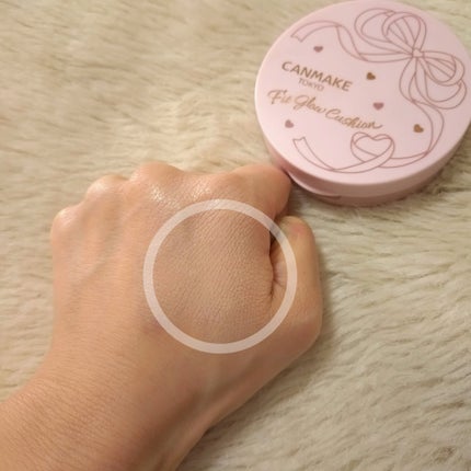 フィットグロウクッション/キャンメイク/クッションファンデーションを使ったクチコミ(3枚目)