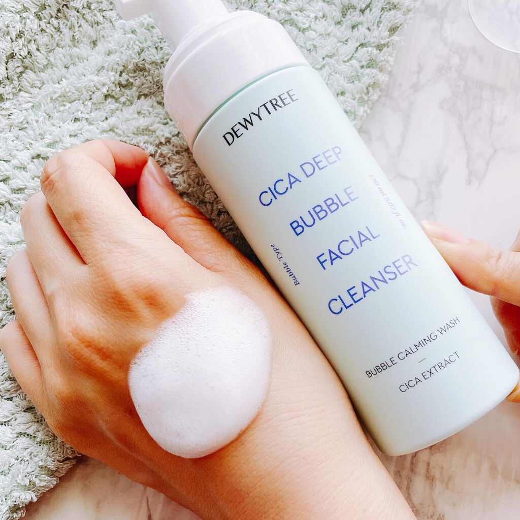 CICAバブルフェイシャルクレンザー /DEWYTREE/洗顔フォームを使ったクチコミ(2枚目)