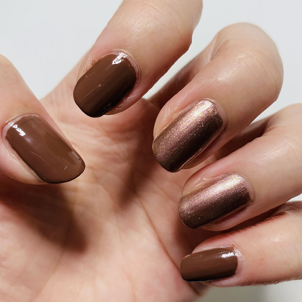 ネイルホリック Earth color/ネイルホリック/マニキュアを使ったクチコミ（3枚目）