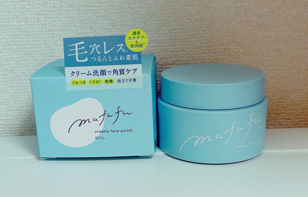 クリーミーフェイスポリッシュ/ムフフ/洗顔フォームを使ったクチコミ（1枚目）