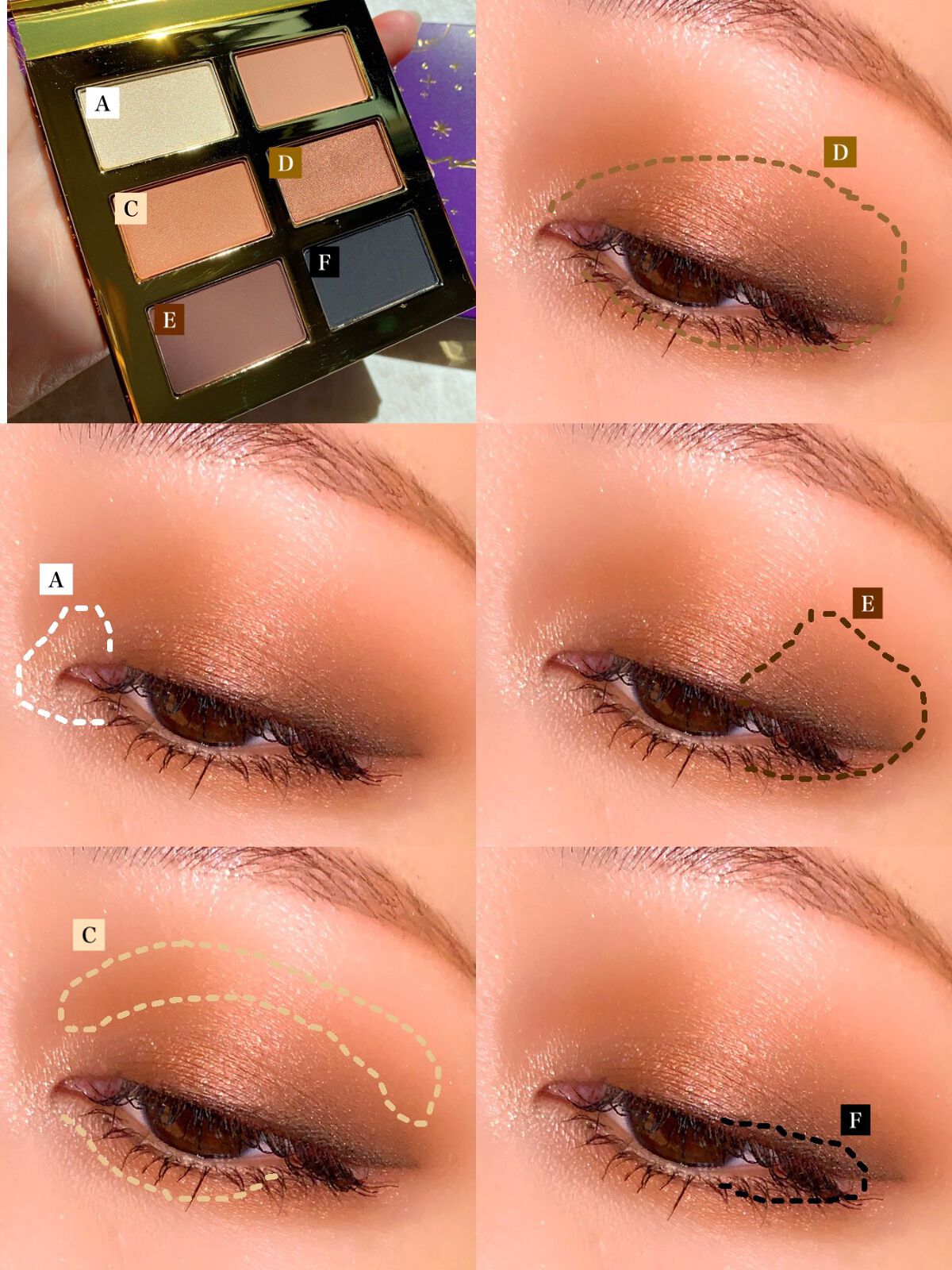 スモール アイシャドウ × 6 M·A·C MAGNIFICENT MOON/M・A・C/アイシャドウパレットを使ったクチコミ(5枚目)