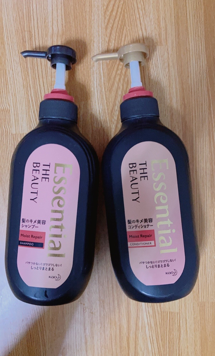 THE BEAUTY 髪のキメ美容シャンプー／コンディショナー＜モイストリペア＞	/エッセンシャル/市販シャンプーを使ったクチコミ（1枚目）