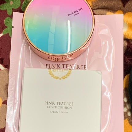 ピンクティーツリーカバークッション/APLIN/クッションファンデーションを使ったクチコミ(2枚目)