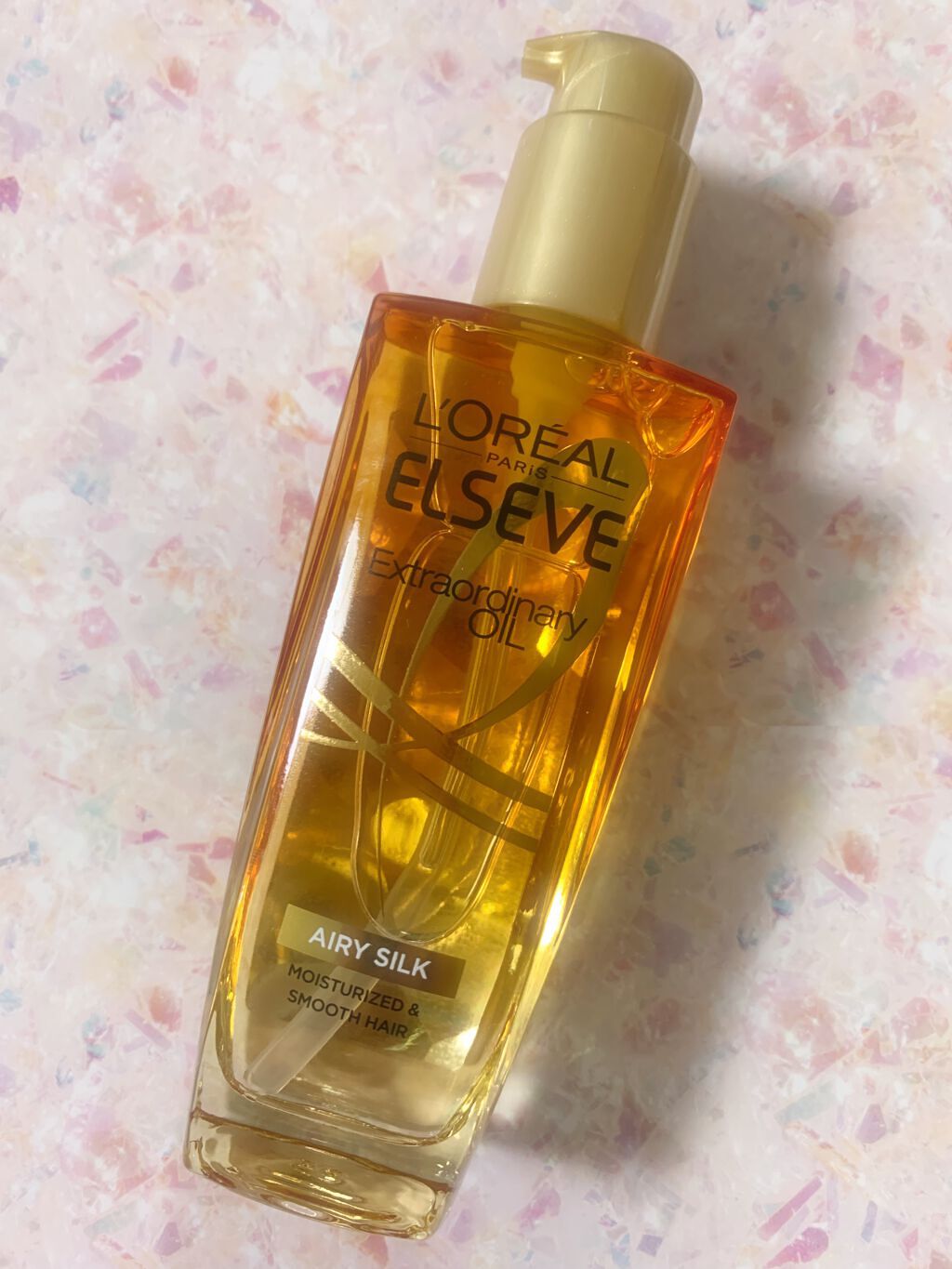 ロレアル パリ エクストラオーディナリー オイル エアリー シルク/ロレアル パリ/ヘアオイルを使ったクチコミ(1枚目)