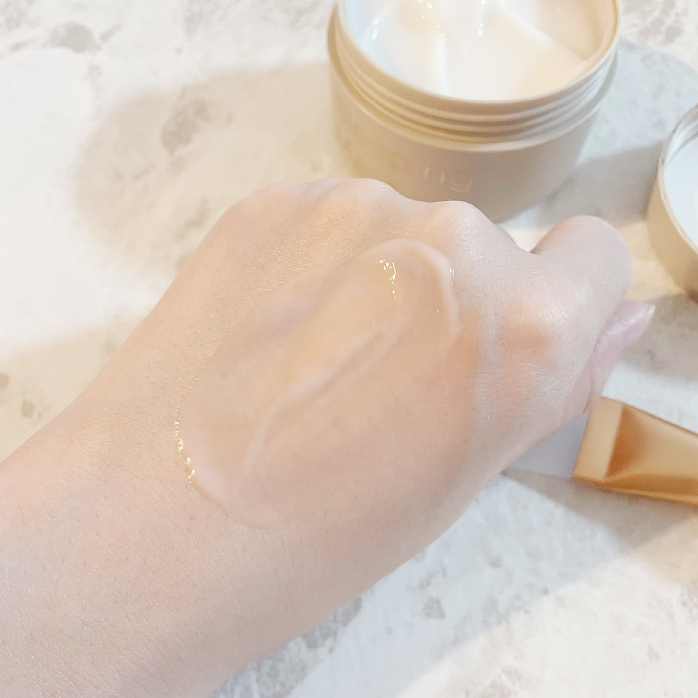 スリーピングマスク with CICA/b.glen/フェイスクリームを使ったクチコミ(6枚目)