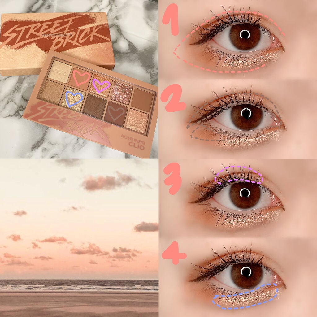 プロ アイ パレット/CLIO/アイシャドウパレットを使ったクチコミ(2枚目)