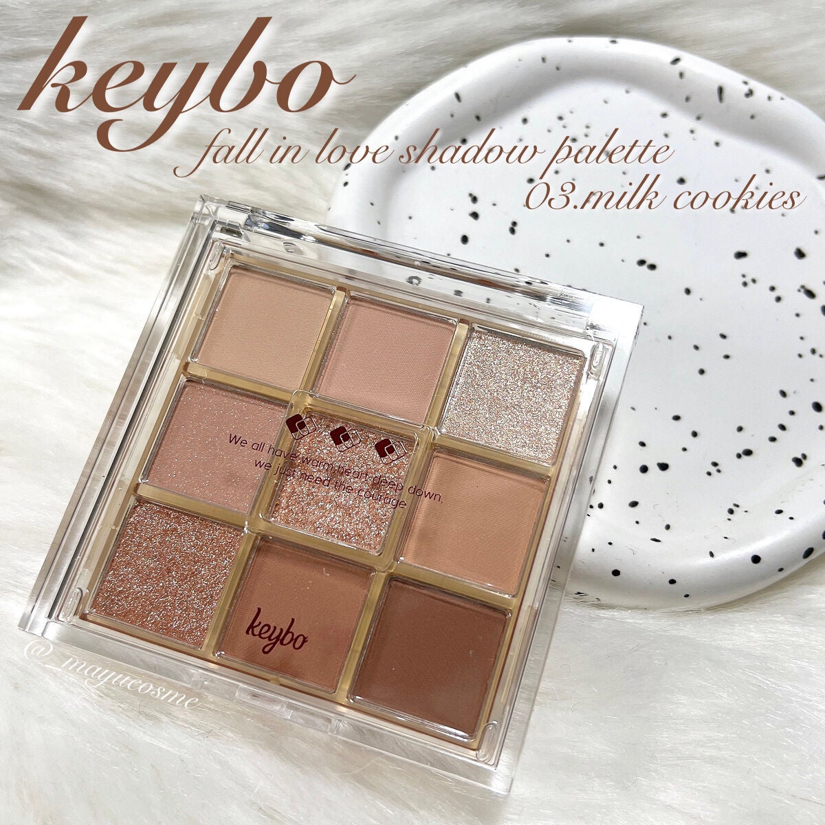 KEYBO FALL IN LOVE SHADOW PALETTE/keybo/アイシャドウパレットを使ったクチコミ(1枚目)