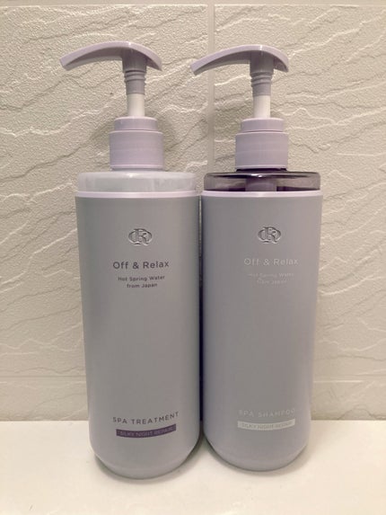 OR スパ・シャンプー/ヘアトリートメント シルキーナイトリペア/Off&Relax/市販シャンプーを使ったクチコミ(1枚目)