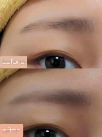 ハンオールブロウカラ/rom&nd/眉マスカラを使ったクチコミ(5枚目)