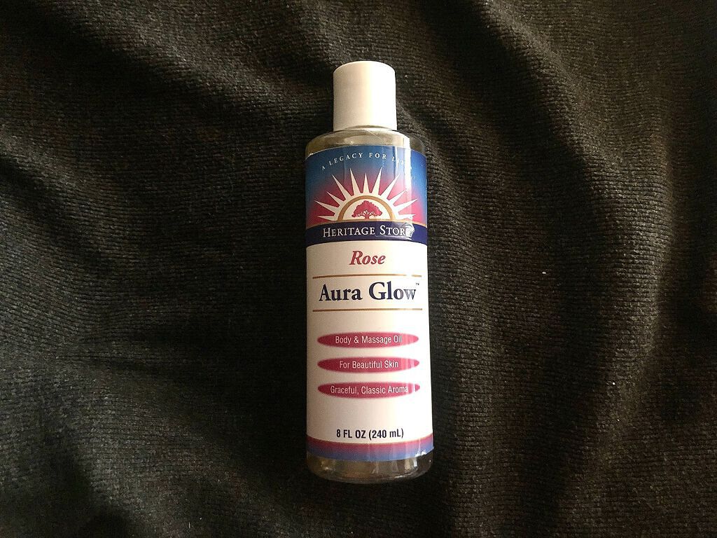 オーラグロー（ローズ）/Heritage consumer products(海外)/ボディオイルを使ったクチコミ（1枚目）