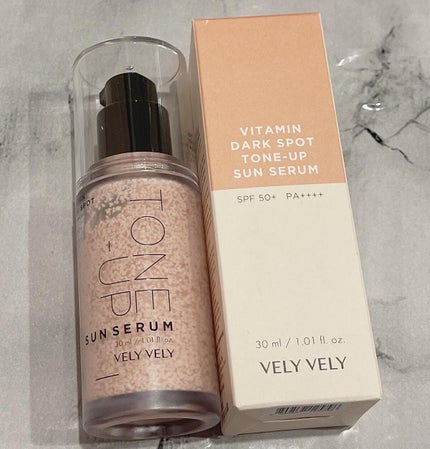 ビタミントーンアップサンセラム/VELY VELY/日焼け止めローションを使ったクチコミ(6枚目)