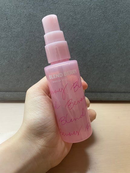 メイクアップ キーピング ミスト/BLEND BERRY/フィックスミストを使ったクチコミ(1枚目)