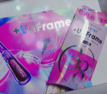 LIP38℃ +UnFrame<ホログラフィック>/UZU BY FLOWFUSHI/リップグロスを使ったクチコミ（1枚目）