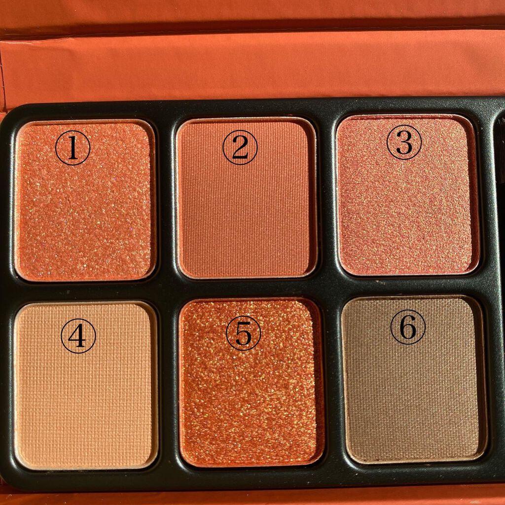 azusa 16タイプパーソナルカラーアナリスト on LIPS 「.オレンジのアイシャドウってパーソナルカラーを知るまで全然持っ..」(3枚目)