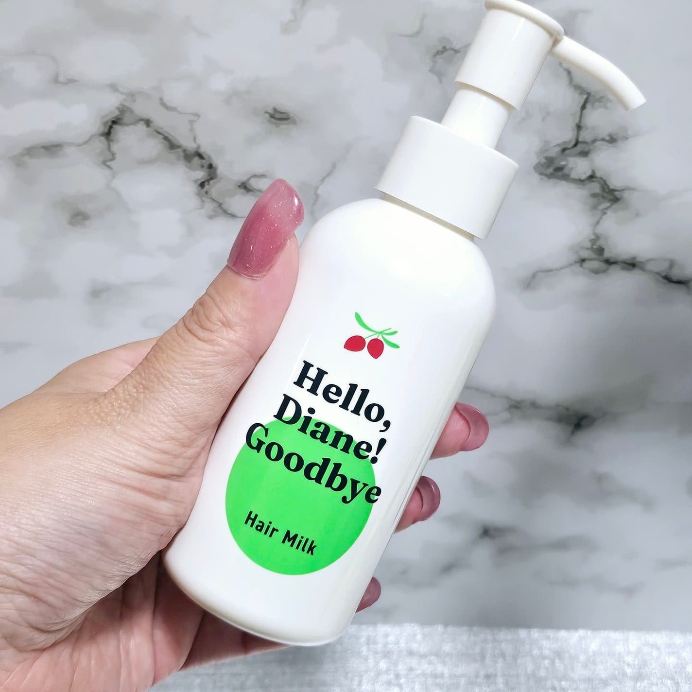 ハローダイアン グッバイ ダメージ補修ヘアミルク/ダイアン/ヘアミルクを使ったクチコミ(2枚目)